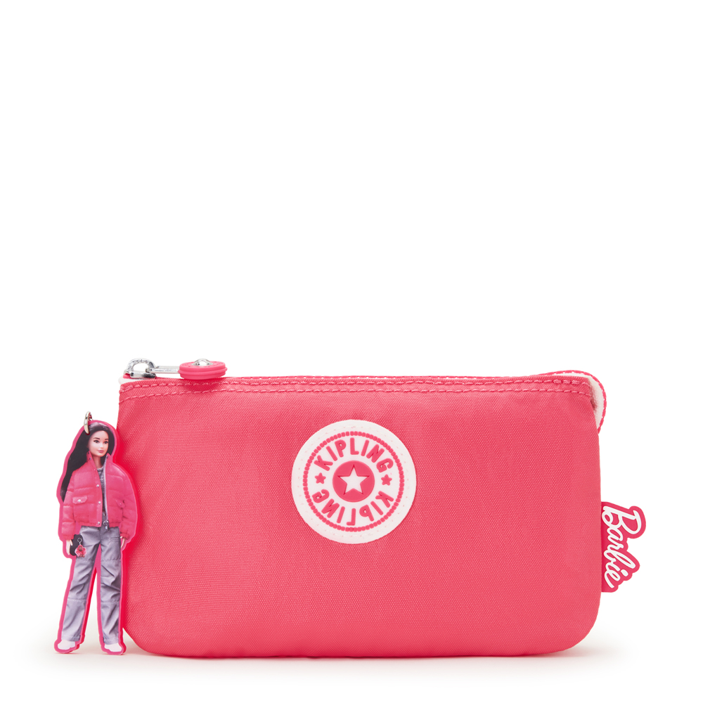 Barbie x Kipling Collab: Shop Barbiecore Luggage, Shoulder Bags,  Accessories and More for Summer 2023